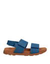 Camper Brutus Open Toe Touch-strap Sandals In Blue