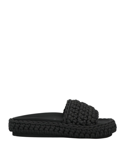 Ndegree21 Sandals In Black