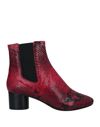 Isabel Marant Ankle Boots In Red