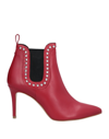 Albano Ankle Boots In Red