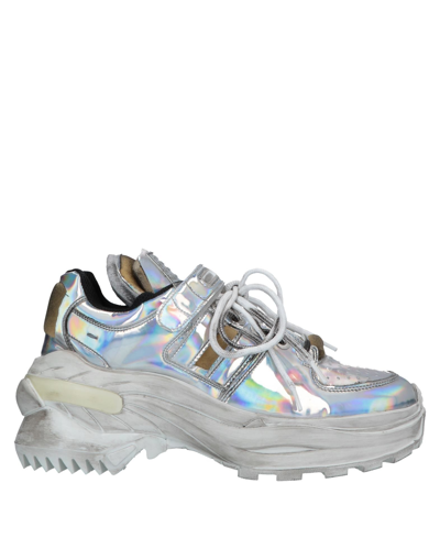 Maison Margiela Sneakers In Silver