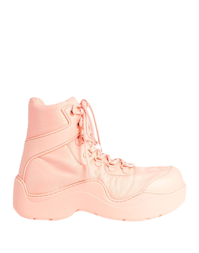 Bottega Veneta Ankle Boots In Red