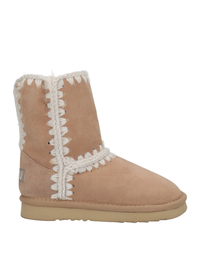 Mou Ankle Boots In Beige