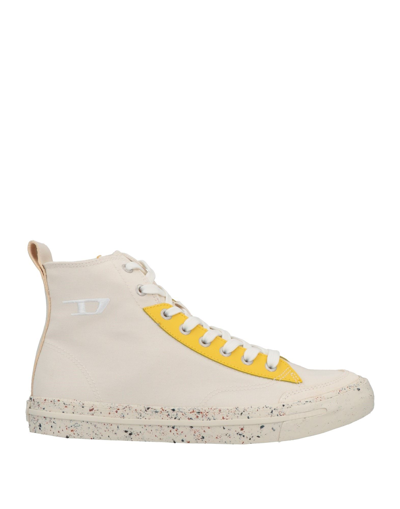 Diesel Off-white & Yellow Athos Sneakers