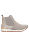 Gioseppo Toddler Girl Ankle Boots Taupe Size 9.5c Soft Leather In Grey
