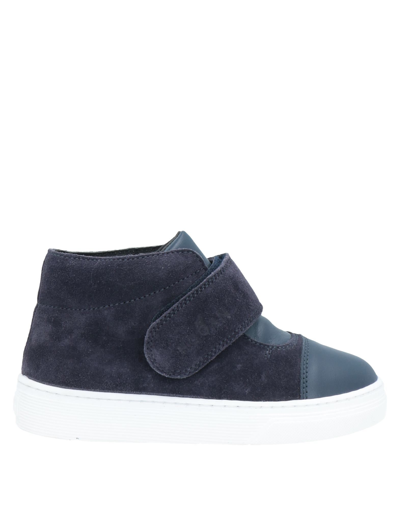 Hogan Kids' Sneakers In Dark Blue