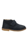 Naturino Boys Navy Blue Suede Boots In Dark Blue