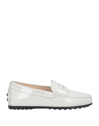 Tod's Kids' Loafers In Ivory