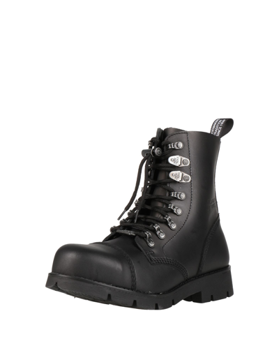 New Rock Ankle Boots In Black