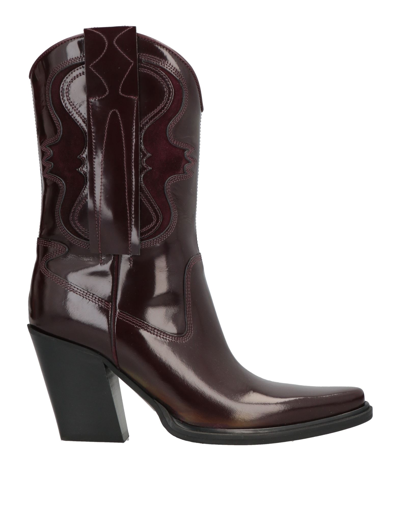 Diesel Ankle Boots In Purple