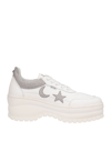 RUCOLINE RUCOLINE WOMAN SNEAKERS WHITE SIZE 7 CALFSKIN