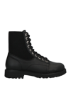 Diesel High Boot Man Black Leather Elegant In Black