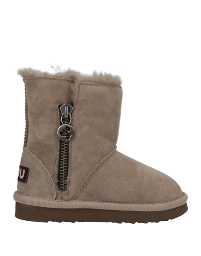 Mou Ankle Boots In Dove Grey