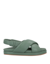 Habille Sandals In Military Green