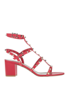 Valentino Garavani Sandals In Red