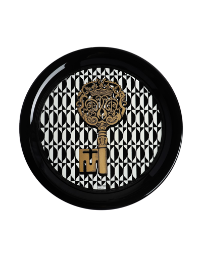 Fornasetti Trays And Serving Plates In Black