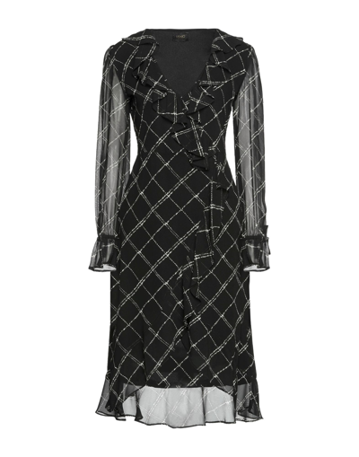 Liu •jo Midi Dresses In Black