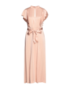 Twinset Long Dresses In Blush
