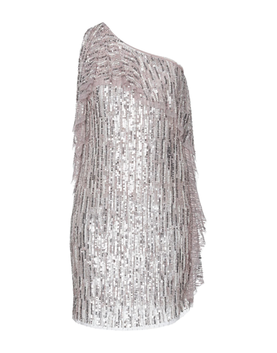 Elisabetta Franchi Short Dresses In Mauve