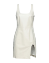 Drome Short Dresses In Ivory