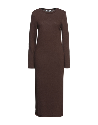 Na-kd Midi Dresses In Brown