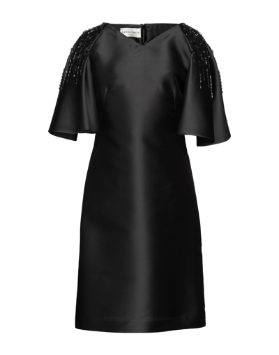 Alberta Ferretti Midi Dresses In Black