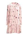 Red Valentino Short Dresses In Pink
