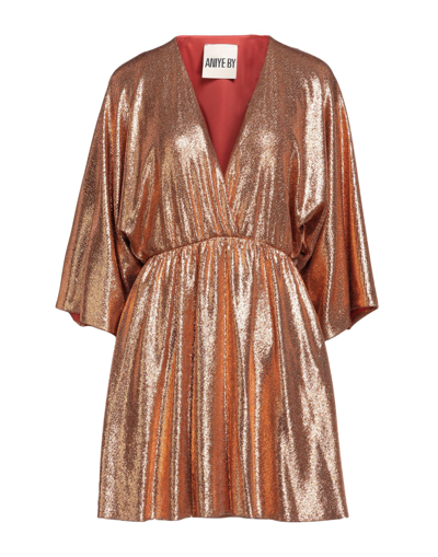 Aniye By Short Dresses In Copper