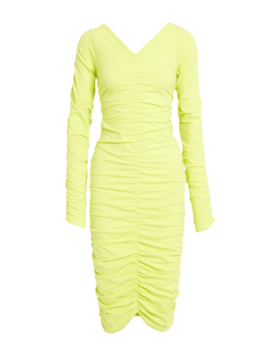 Helmut Lang Short Dresses In Yellow