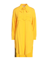 Atos Lombardini Short Dresses In Yellow