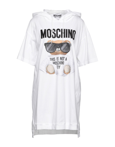 Moschino Short Dresses In White