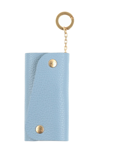 Il Bisonte Key Rings In Pastel Blue