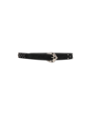 MAJE MAJE WOMAN BELT BLACK SIZE 3 BOVINE LEATHER, ZAMAK