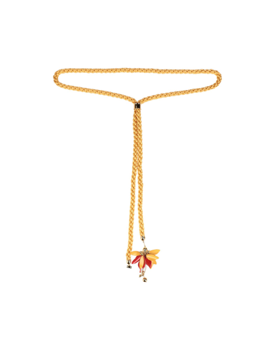 Elisabetta Franchi Belts In Ocher