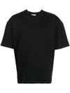 Etudes Studio Embroidered-logo Detail T-shirt In Black