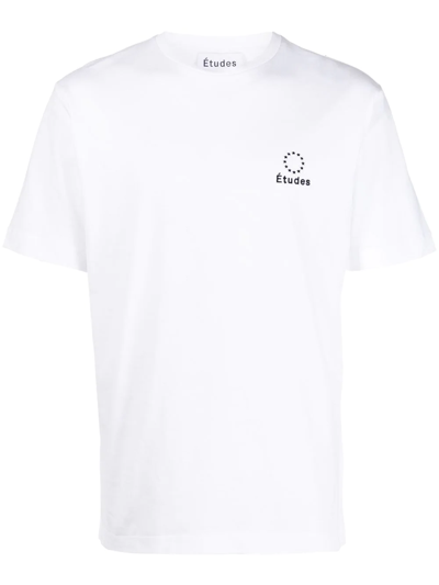 Etudes Studio Logo-print T-shirt In White