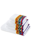 Dolce & Gabbana Set Of Five Terry Cotton Towels In Weiss
