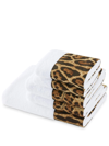 DOLCE & GABBANA SET OF FIVE TERRY COTTON TOWELS