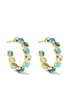 Ippolita 18kt Yellow Gold Lollipop® All-stone Waterfall Small Hoop Earrings In Gold