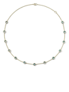 Ippolita 18kt Yellow Gold Lollipop 13-stone Station Blue Topaz Necklace