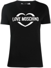 LOVE MOSCHINO LOGO印花棉T恤