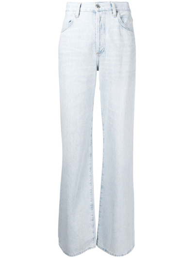 Citizens Of Humanity Aninna Wide-leg Jeans In Blue