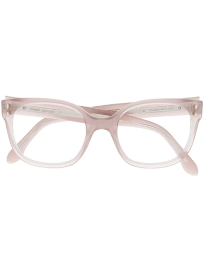 Isabel Marant Eyewear Wayfarer-frame Glasses In Rosa