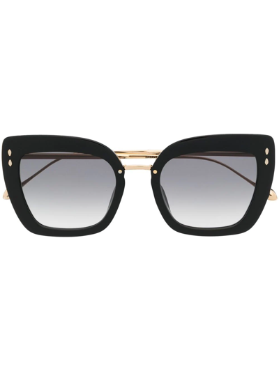 Isabel Marant Eyewear Oversize-frame Sunglasses In Black