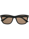 Tom Ford Square-frame Sunglasses In Black