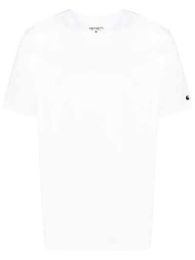 Carhartt Logo-print Cotton T-shirt In White