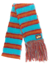 MARNI STRIPED KNITTED SCARF