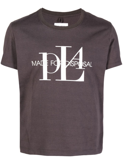 Doublet Graphic-print Short-sleeved T-shirt In Grey