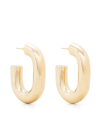 PACO RABANNE CHUNKY HOOP EARRINGS