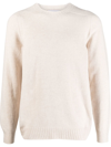 D4.0 RIBBED-TRIM VIRGIN-WOOL JUMPER